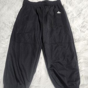 girls large adidas black softball pants